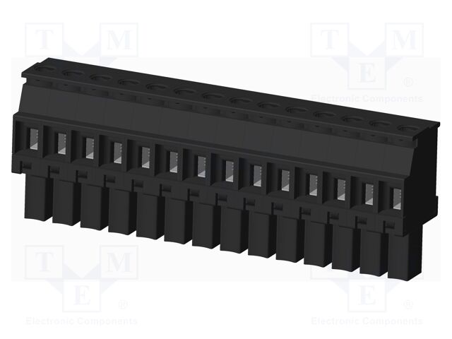 Connector: pluggable terminal block; plug; female; angled 90°