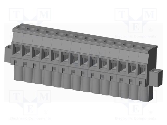 Connector: pluggable terminal block; plug; female; angled 90°