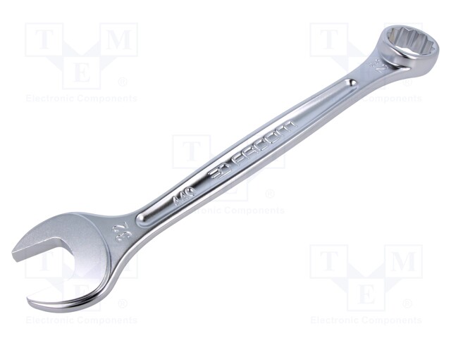 Wrench; combination spanner; 32mm; L: 355mm; satin