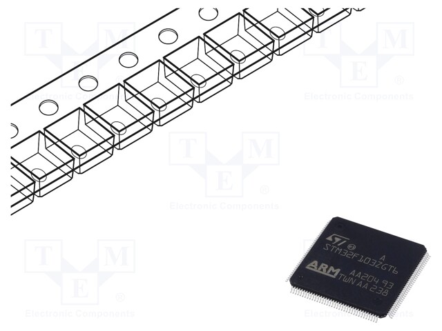IC: ARM microcontroller; Flash: 1MB; 72MHz; SRAM: 96kB; LQFP144