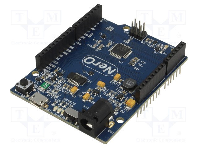 Dev.kit: Arduino; Arduino socket,ICSP,USB B micro