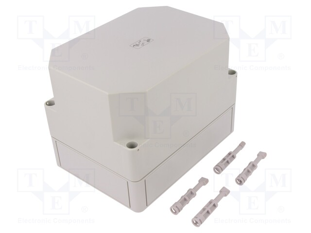 Enclosure: multipurpose; X: 130mm; Y: 180mm; Z: 137mm; flat; TK PS
