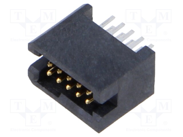Connector: PCB to PCB; male; PIN: 10; 1.27mm; TFM; THT; socket; 3.7A