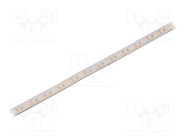 LED tape; white warm; 2835; 12V; LED/m: 120; 10mm; white PCB; IP65