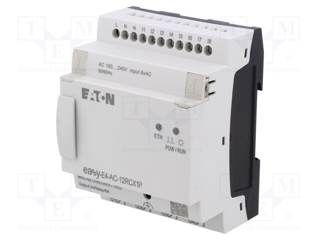 Programmable relay; 8A; IN: 8; Anal.in: 0; Analog.outputs: 0; OUT: 4