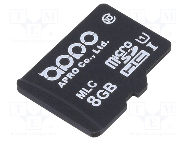 Memory card; industrial; microSDHC,MLC; 8GB; -40÷85°C; PHANES-F