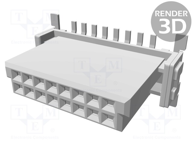 Connector: PCB to PCB; female; PIN: 16; 1.27mm; Series: har-flex
