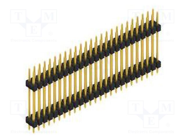 Connector: pin strips; pin header; male; PIN: 50; 2.54mm; THT; 2x25