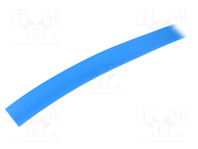 Heat shrink sleeve; glueless; 2: 1; 16mm; blue; polyolefine