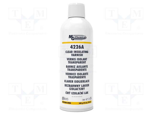 Insulation coating; colourless; spray; 426ml; 0.93g/cm3; 12÷24um