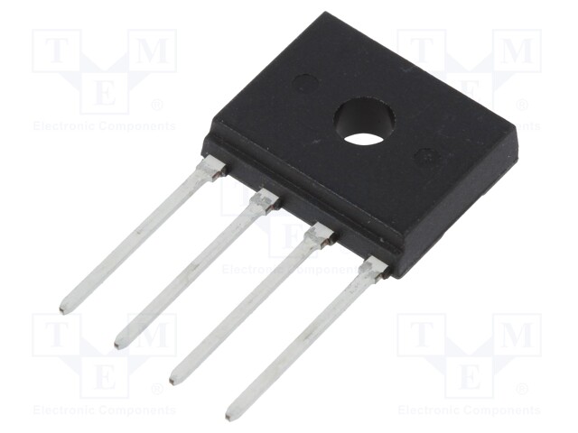 Single-phase bridge rectifier; Urmax: 800V; If: 4A; Ifsm: 135A; D3K