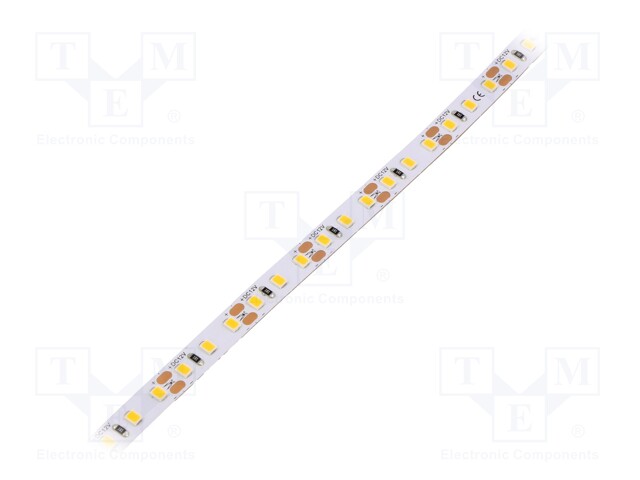 LED tape; white warm; 2835; 12V; LED/m: 120; 8mm; IP33; 9.6W/m