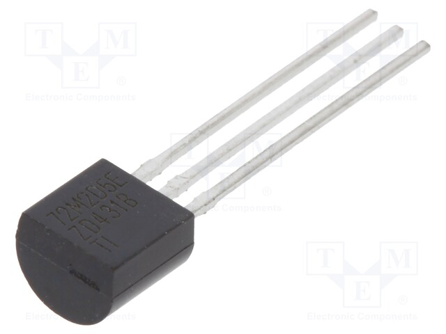 IC: voltage reference source; 1.24V; ±0.5%; 70mA; TO92; reel,tape