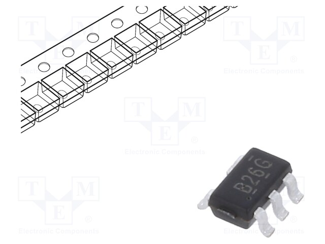 IC: digital; 3-state,bus buffer; Channels: 1; SMD; SOT23-5