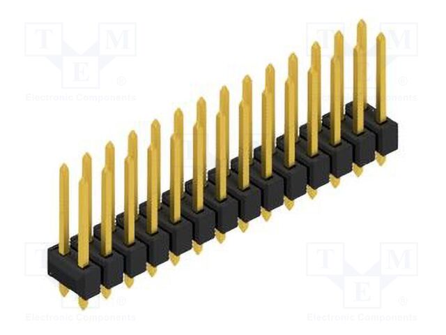 Connector: pin strips; pin header; male; PIN: 28; 2.54mm; THT; 2x14