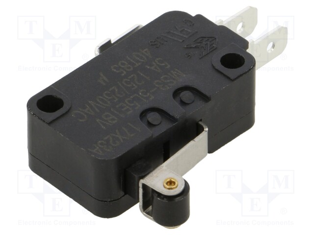Microswitch SNAP ACTION; with lever (with roller); SPDT; Pos: 2