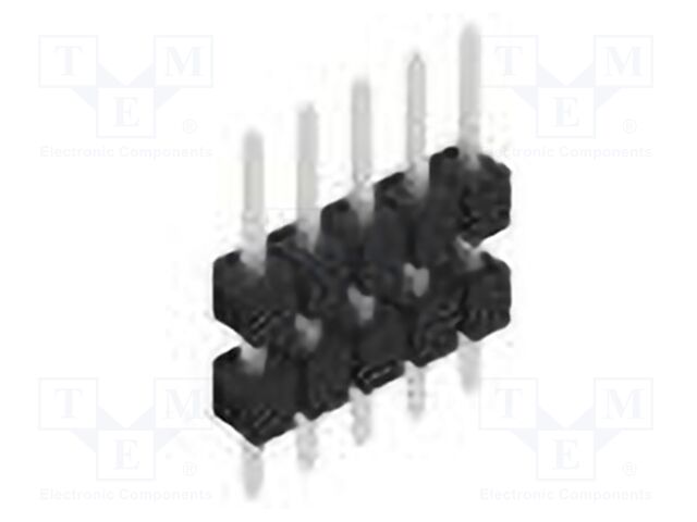 Connector: pin strips; pin header; male; PIN: 5; 2.54mm; THT; 1x5