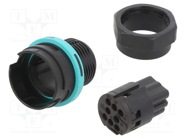 Connector: AC supply; screw terminal; male; TH406; 0.5÷1mm2; 400V