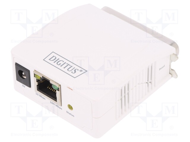 Print server; RJ45,Centronics 36pin plug,DC