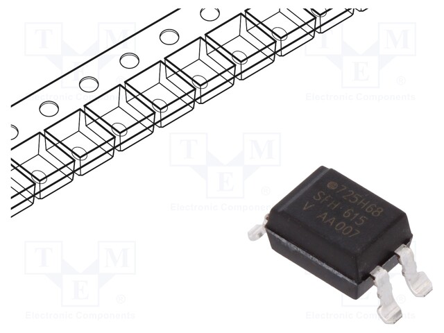 Optocoupler; SMD; Channels: 1; Out: transistor; Uinsul: 5.3kV