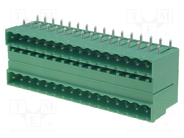 Pluggable terminal block; 5.08mm; ways: 32; angled 90°; socket