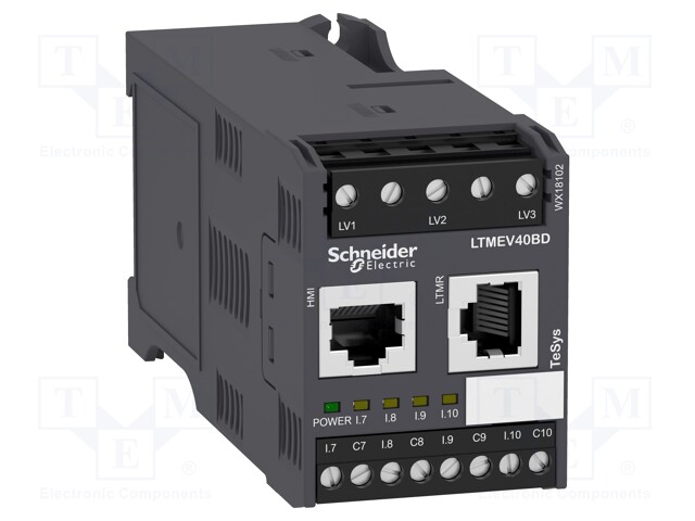 Module: extension; IP20; TeSys T; 24VDC; IN: 4