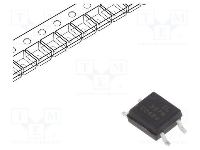 Optocoupler; SMD; Channels: 1; Out: transistor; Uinsul: 3.75kV; SOP4