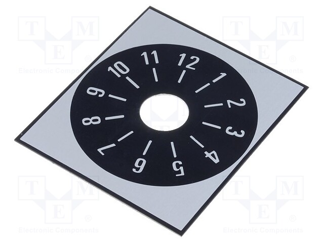 Scale; Range: 1 ÷ 12; 48x42mm; Øhole: 10mm; Mat: aluminium