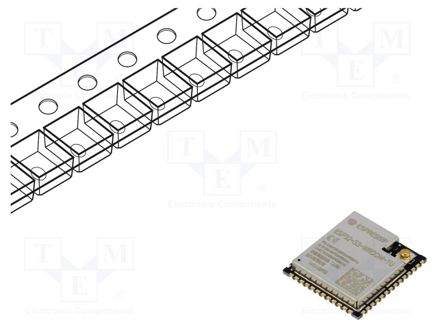 Module: IoT; Bluetooth Low Energy,WiFi; external; SMD; Flash: 8MB