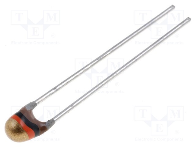 NTC thermistor; 10kΩ; THT; 3977K; -40÷125°C; 500mW