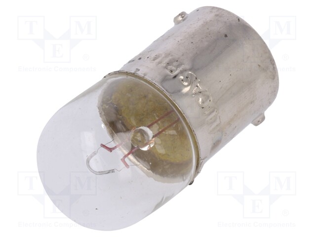 Filament lamp: automotive; BA15S; 12V; 10W; LLB