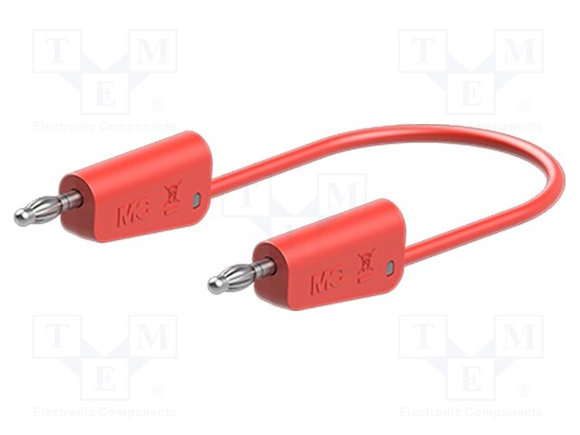 Test lead; 32A; 4mm banana plug-4mm banana plug; Urated: 60V