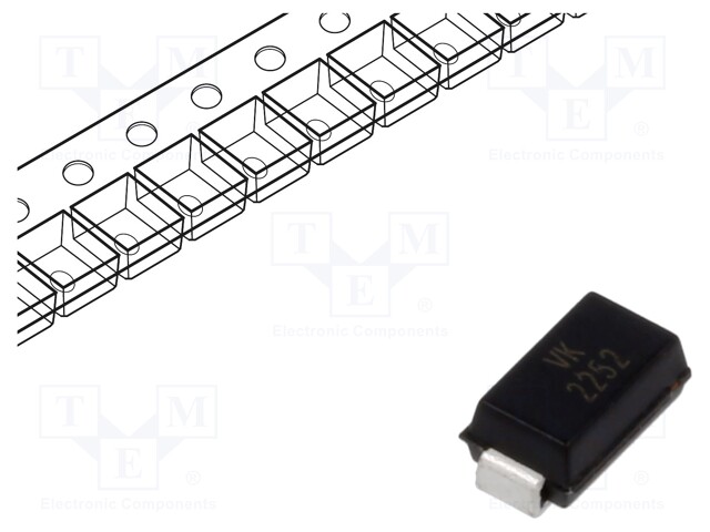 Diode: TVS; reel,tape