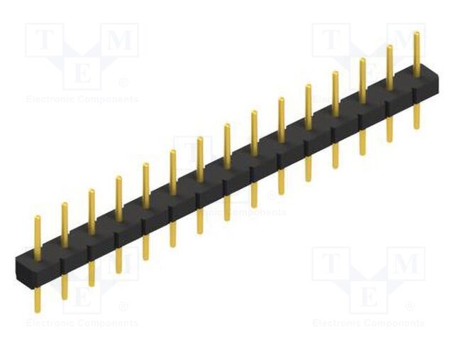 Connector: pin strips; pin header; male; PIN: 15; 2.54mm; THT; 1x15