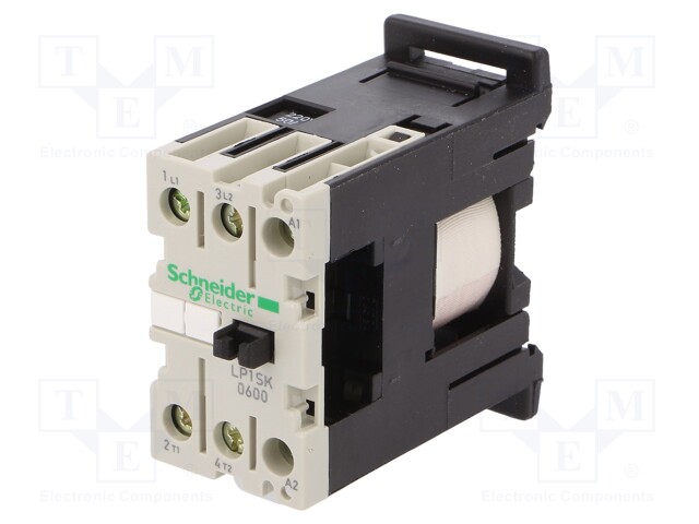Contactor: 2-pole; NO x2; 220VAC; 6A; DIN; TeSys SK; -20÷50°C; 690V