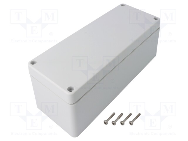 Enclosure: multipurpose; X: 75mm; Y: 190mm; Z: 75mm; ZP; ABS; gasket