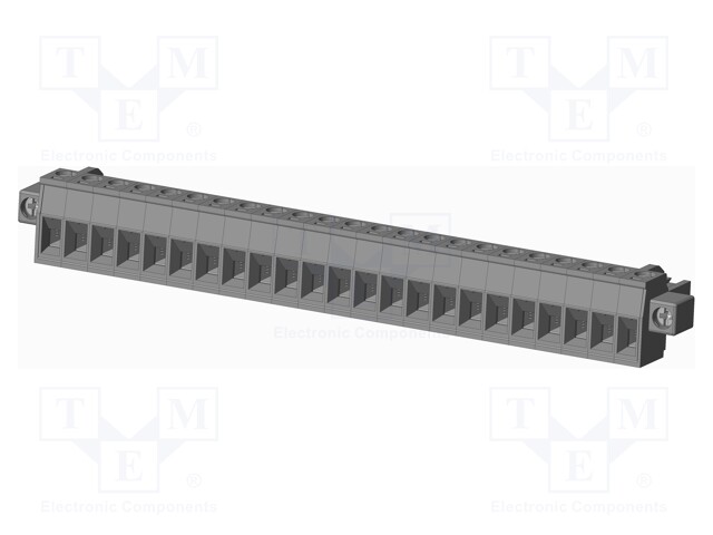 Connector: pluggable terminal block; plug; female; straight; grey