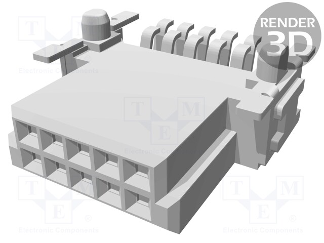 Connector: PCB to PCB; female; PIN: 10; 1.27mm; Series: har-flex