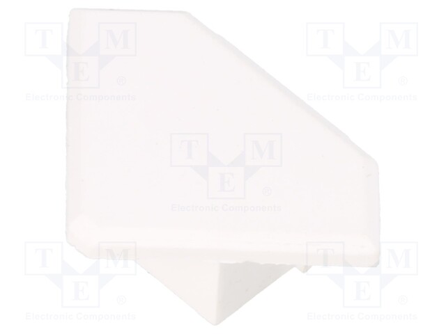 Cap for LED profiles; white; 45-ALU