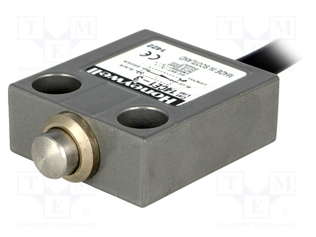 Limit switch; pin plunger Ø10mm; SPDT; 5A; max.240VAC; max.28VDC