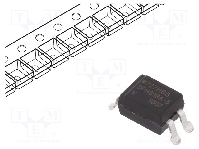 Optocoupler; SMD; Channels: 1; Out: transistor; Uinsul: 5.3kV