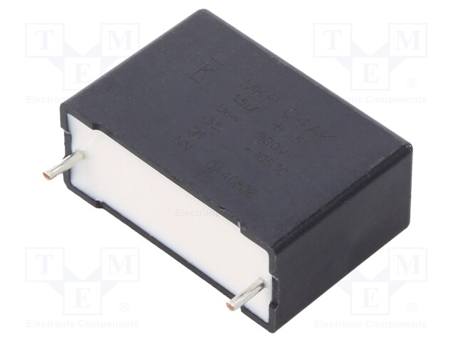 Capacitor: polypropylene; DC-Link; 1.5uF; ESR: 28mΩ; THT; ±5%