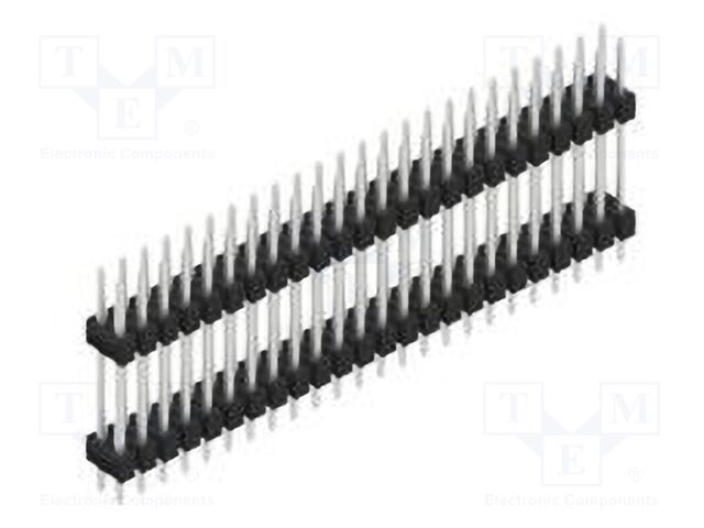 Connector: pin strips; pin header; male; PIN: 48; 2.54mm; THT; 2x24