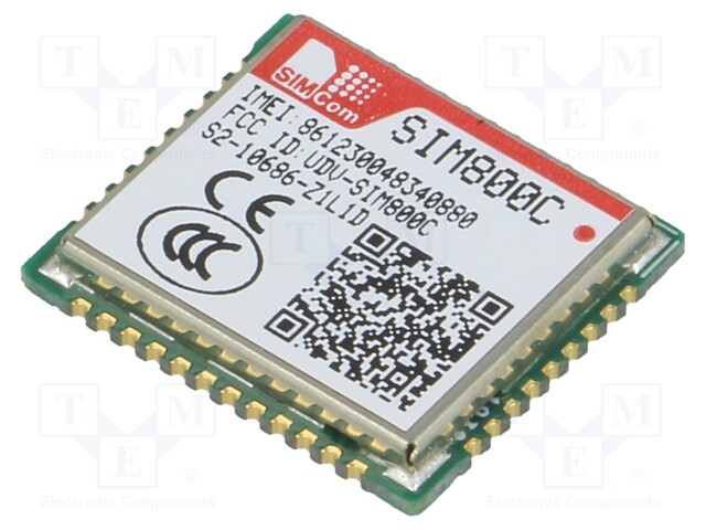 Module: GSM; 85600bps; 2G; SMD