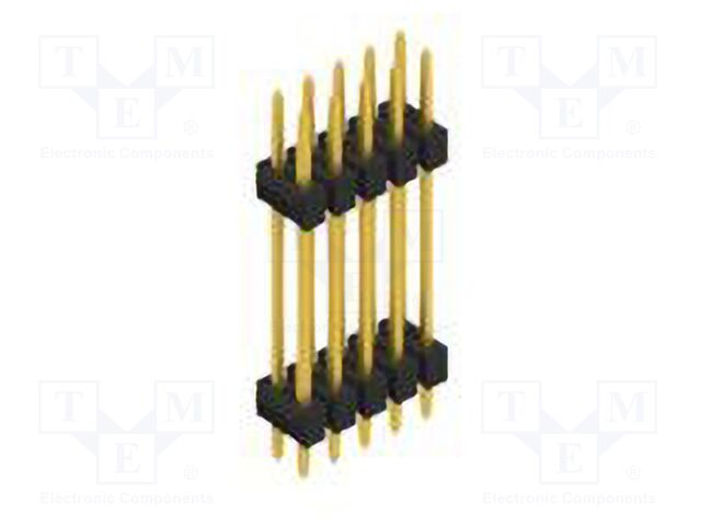 Connector: pin strips; pin header; male; PIN: 10; 2.54mm; THT; 2x5