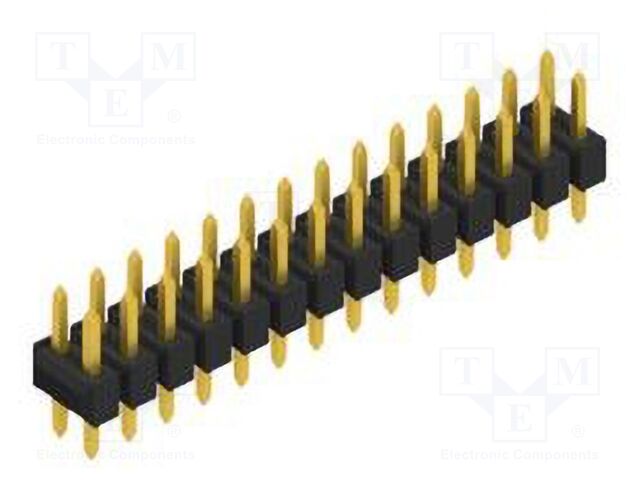 Connector: pin strips; pin header; male; PIN: 28; 2.54mm; THT; 2x14