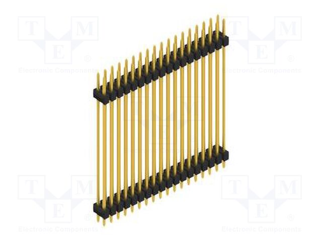 Connector: pin strips; pin header; male; PIN: 36; 2.54mm; THT; 2x18