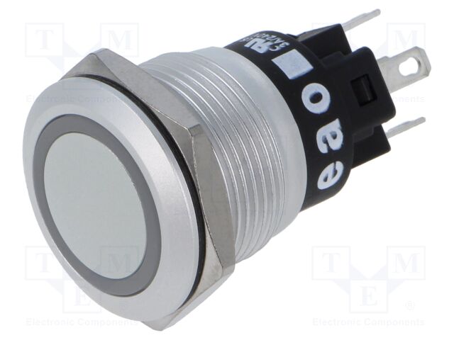 Switch: vandal resistant; Pos: 2; SPDT; 3A/240VAC; 3A/240VDC; Ø19mm