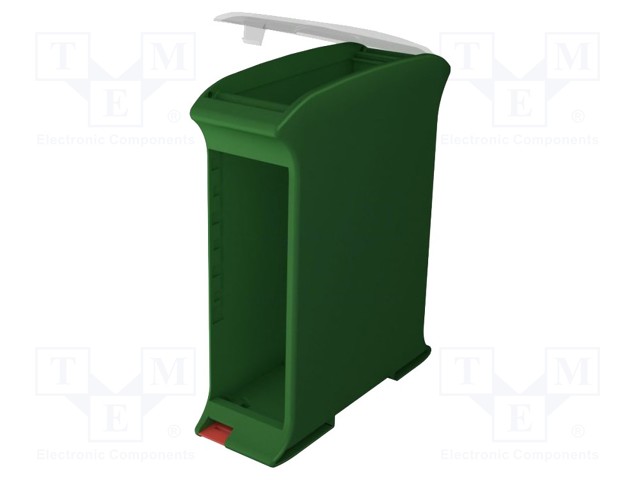 Enclosure: for DIN rail mounting; ABS