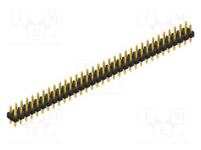 Connector: pin strips; pin header; male; PIN: 66; 2.54mm; THT; 2x33